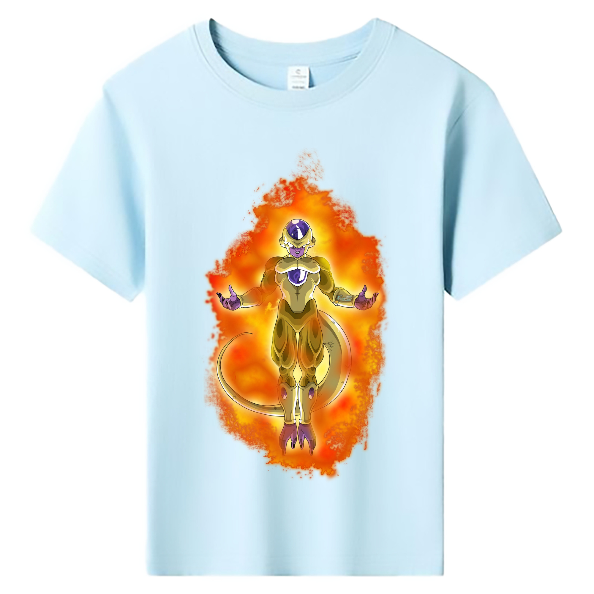 （画像用） ドラゴンボール フリーザ DRAGON BALL Frieza 綿100％キッズTシャツ（フロントプリント）